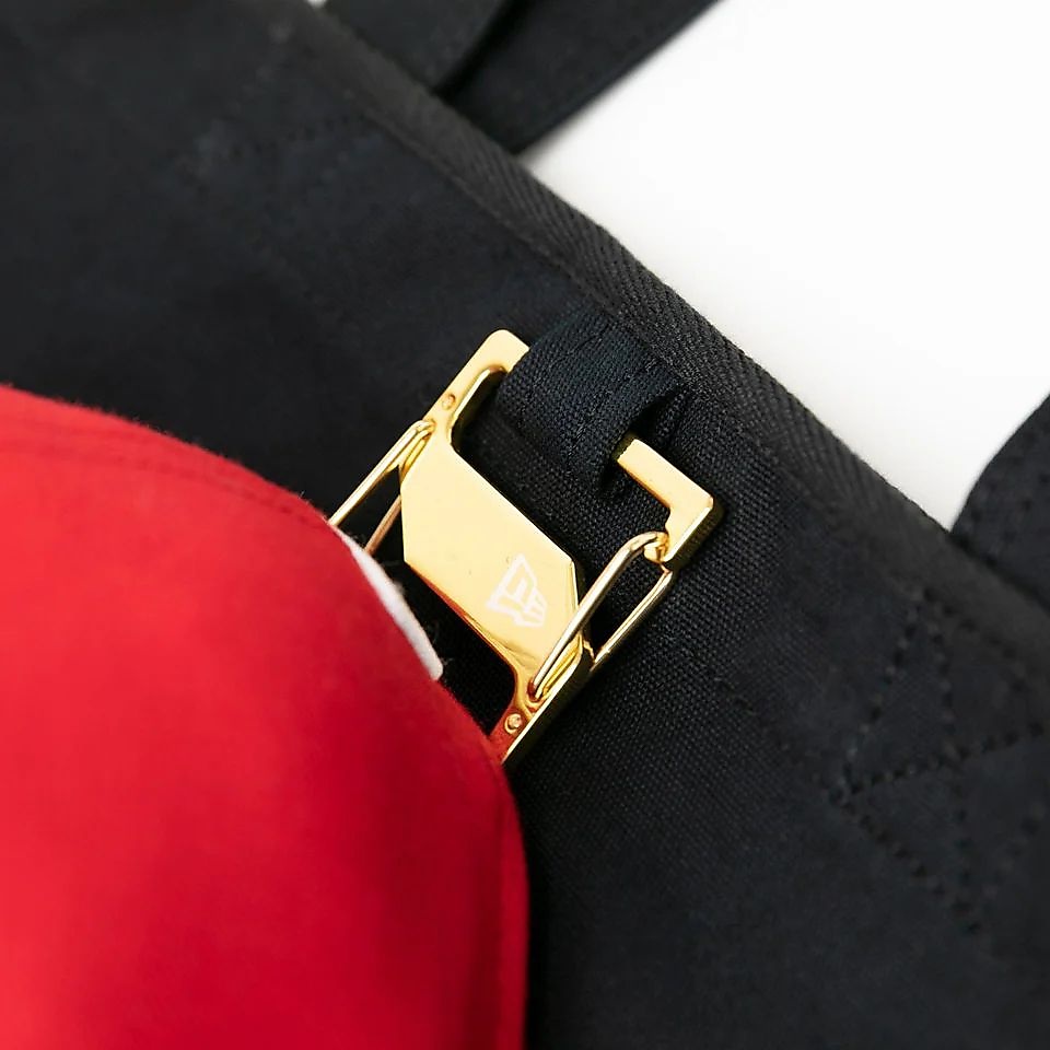 CANVAS TOTE WOVEN PATCH BLK 251