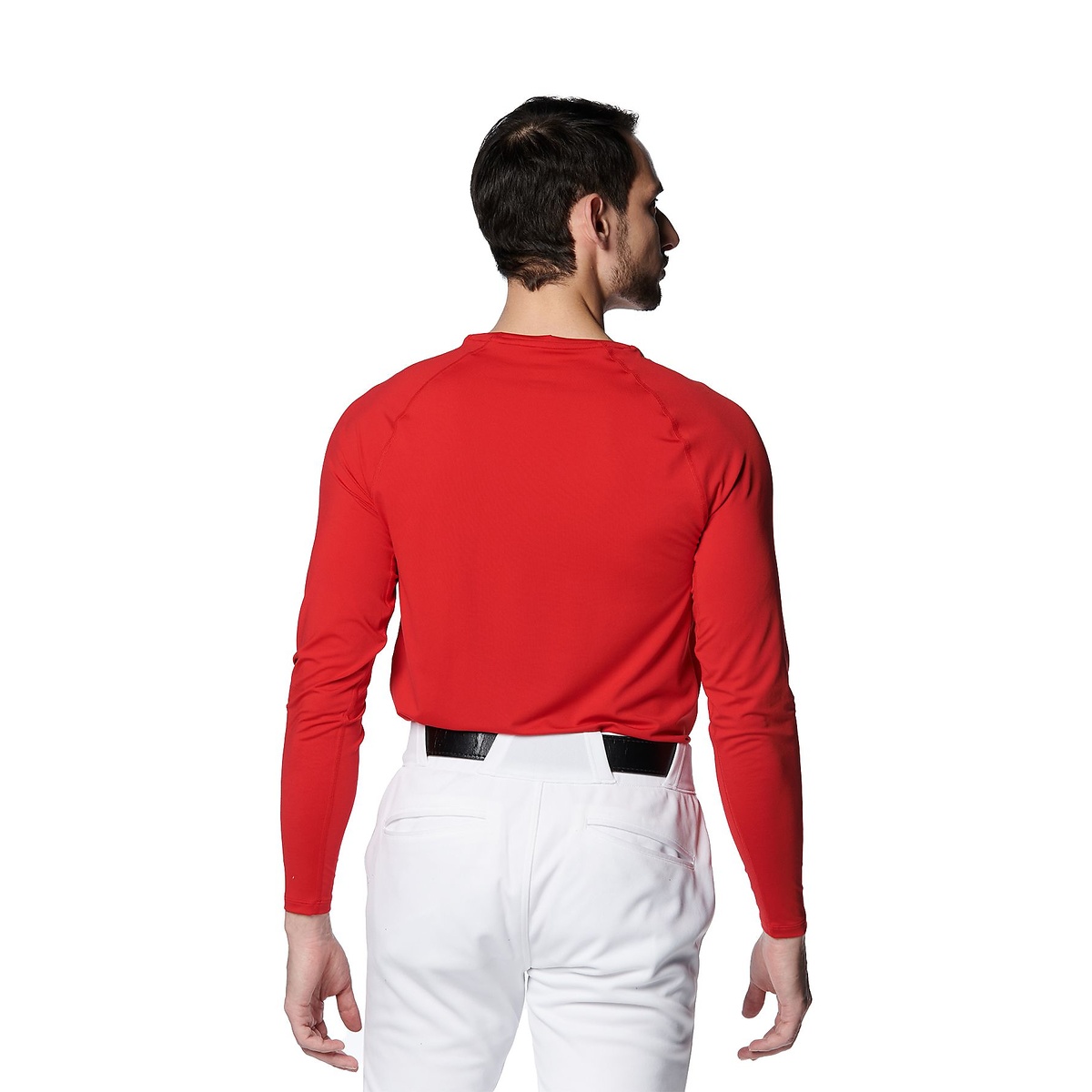 UA HEATGEAR COMFORT FITTED LONG SLEEVE CREW NECK SHIRT