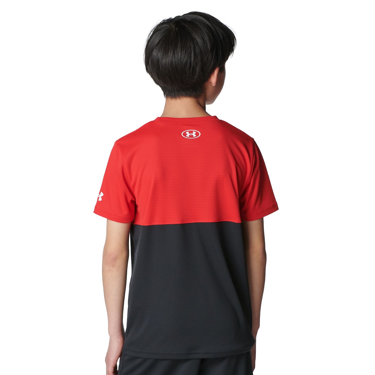 UA TECH COLOR BLOCK T-SHIRT ＆ SHORTS SET