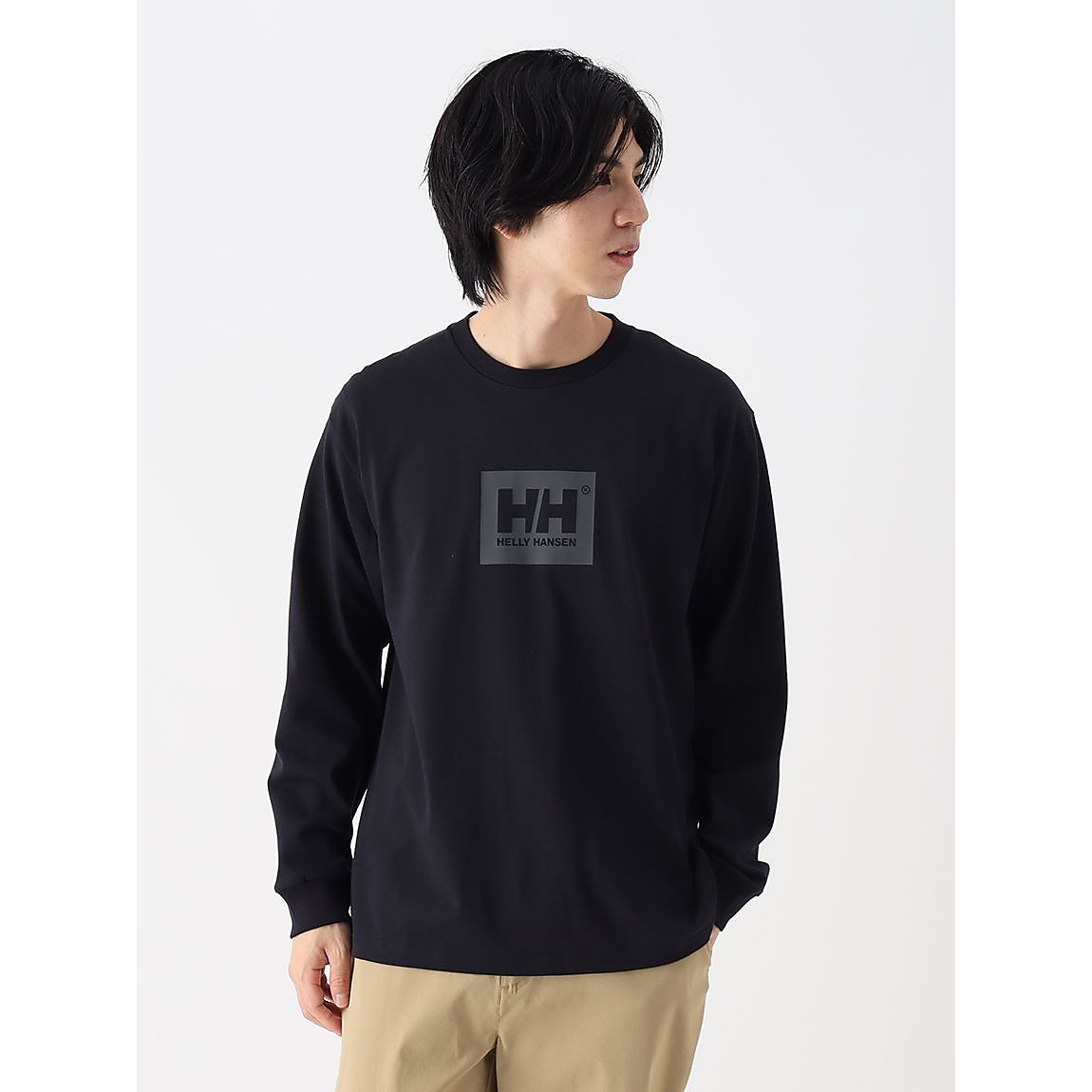 L/S HH Logo Tee (L/S HH Logo Tee)