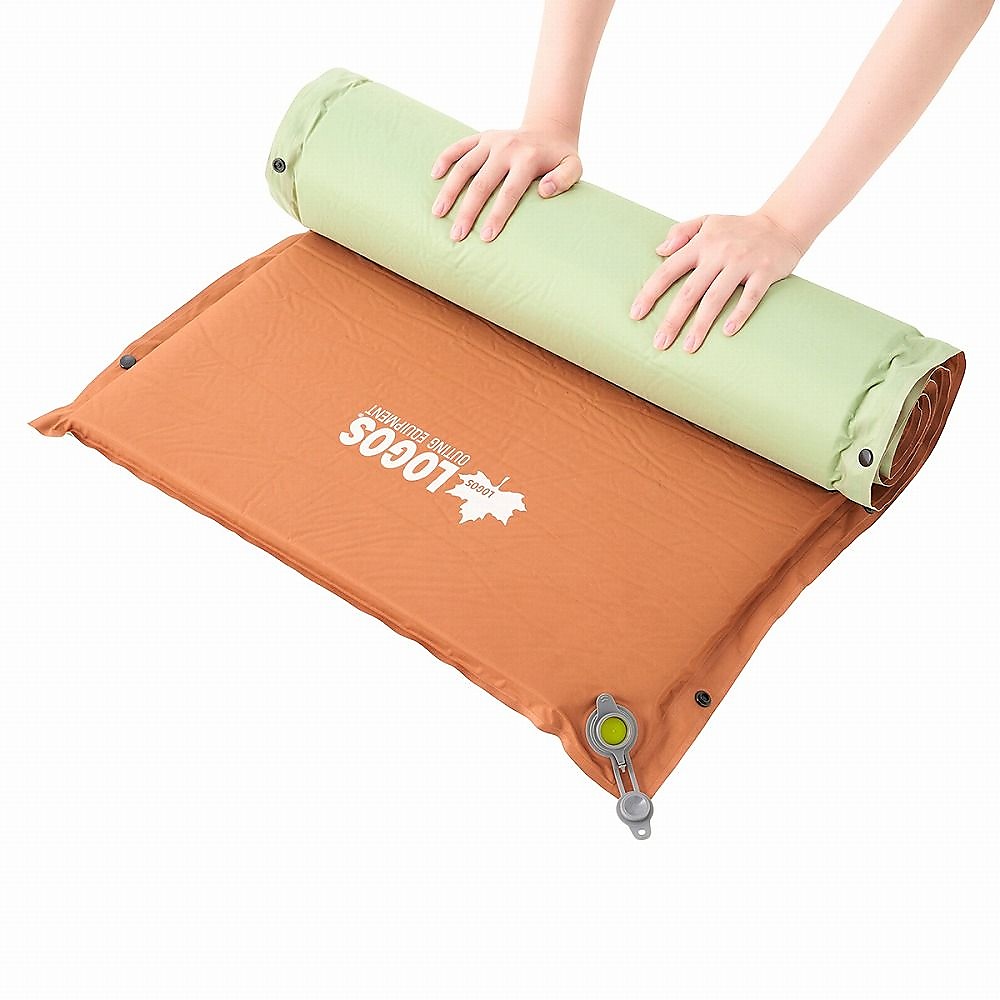 (楽ちんバルブ・高密弾力)55セルフインフレートマット・SOLO