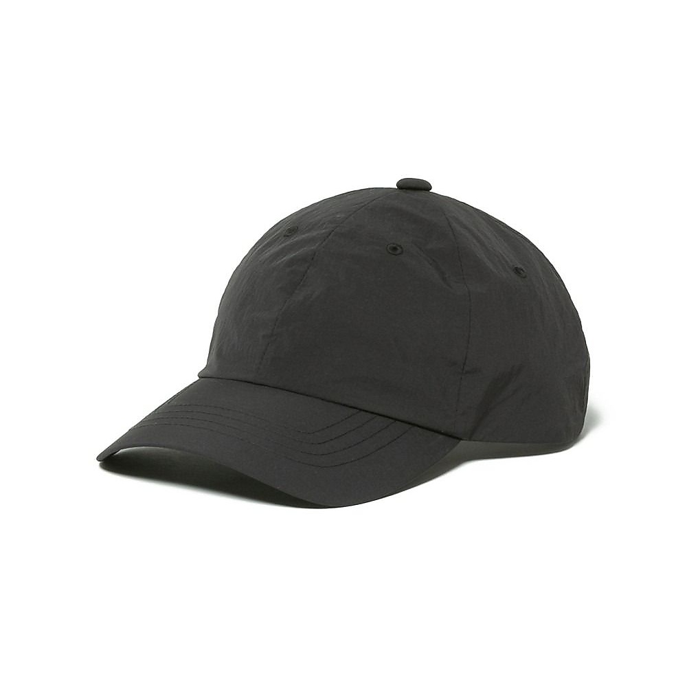 Nylon Tussah Cap 2 BLACK