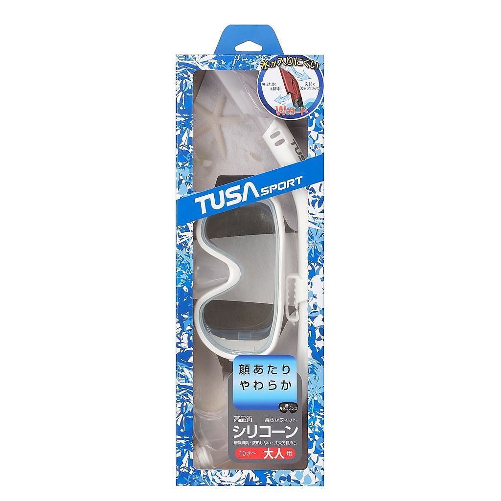 TUSA Sport　UC0110　シリコーンマスクとスノーケルの2点セット