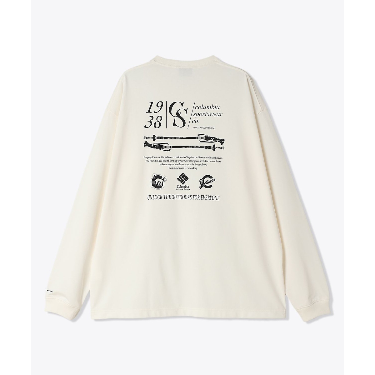 スタックブルックグラフィックロングスリーブTシャツ
