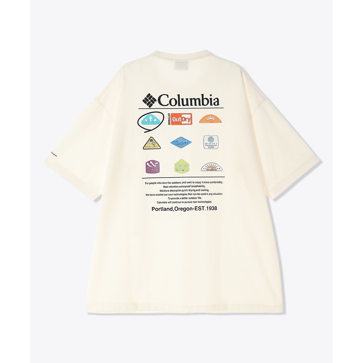 スタックブルックグラフィックショートスリーブTシャツ