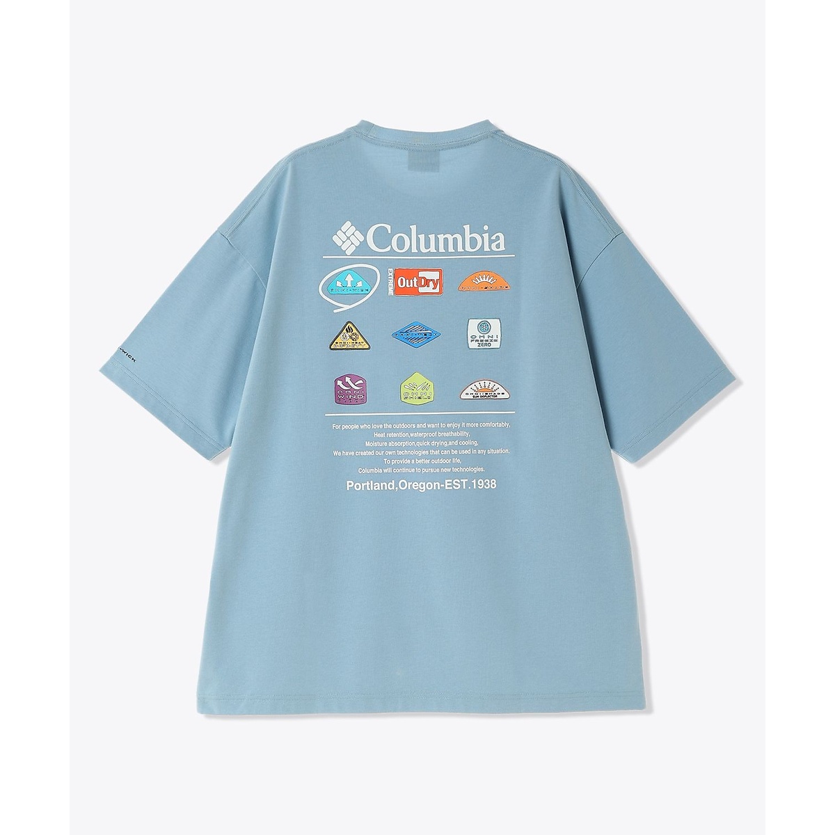 スタックブルックグラフィックショートスリーブTシャツ