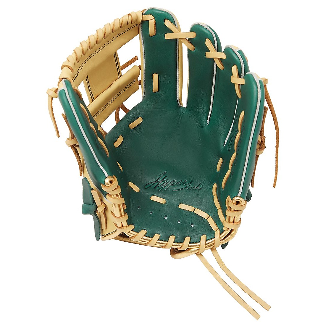 ジュニア軟式 HYPER TECH COLOR SYNC(ハイパーテックカラーシンク)N6L-ダークグリーン/キャメル