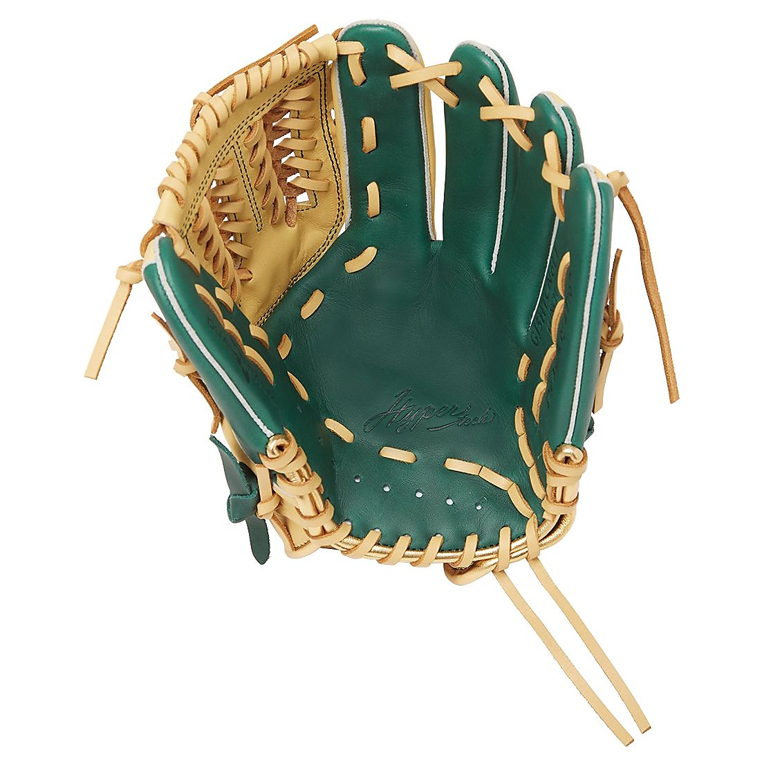 ジュニア軟式 HYPER TECH COLOR SYNC(ハイパーテックカラーシンク)N6L1-ダークグリーン/キャメル