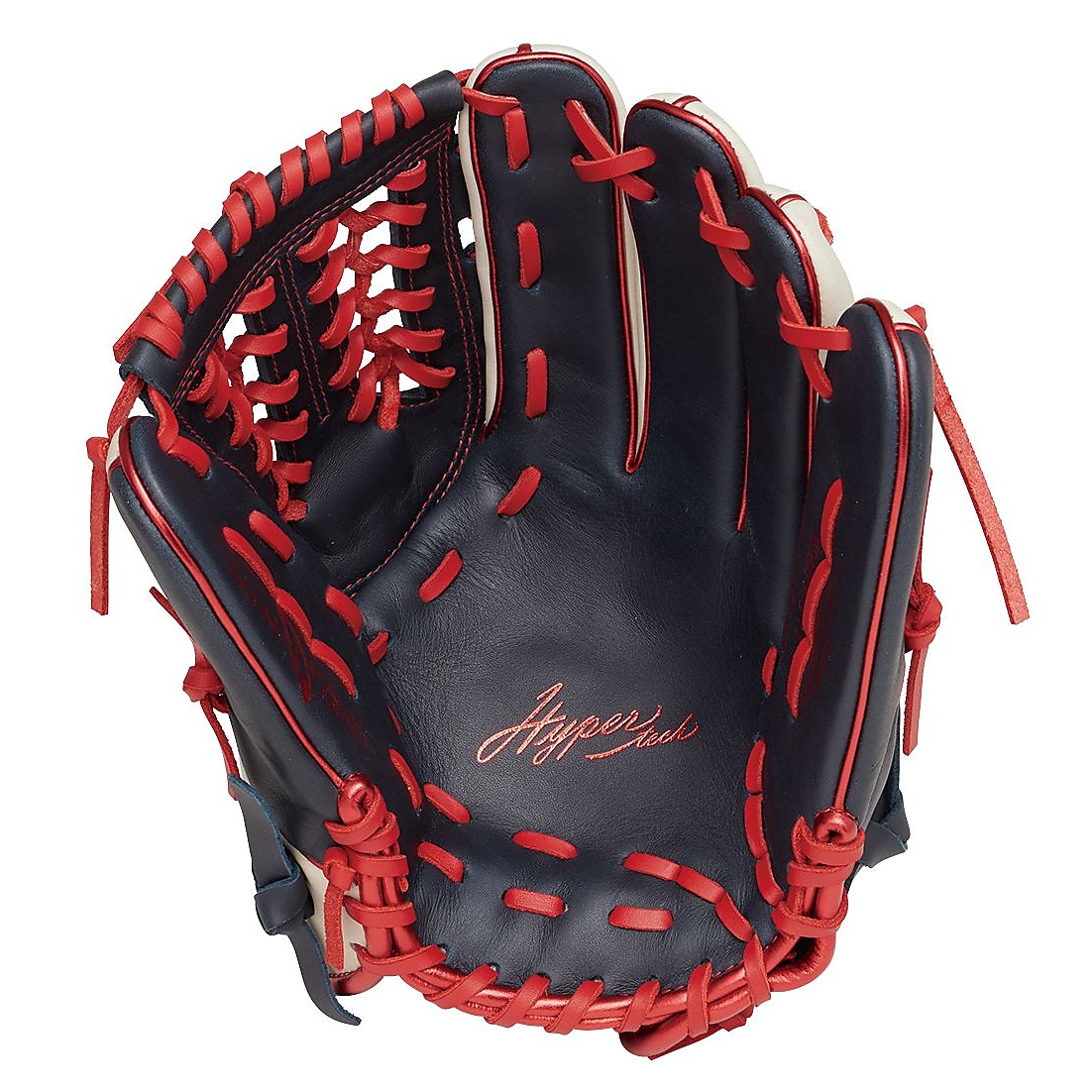 軟式 HYPER TECH COLOR SYNC(ハイパーテックカラーシンク)N55W - ネイビー/Sグレー