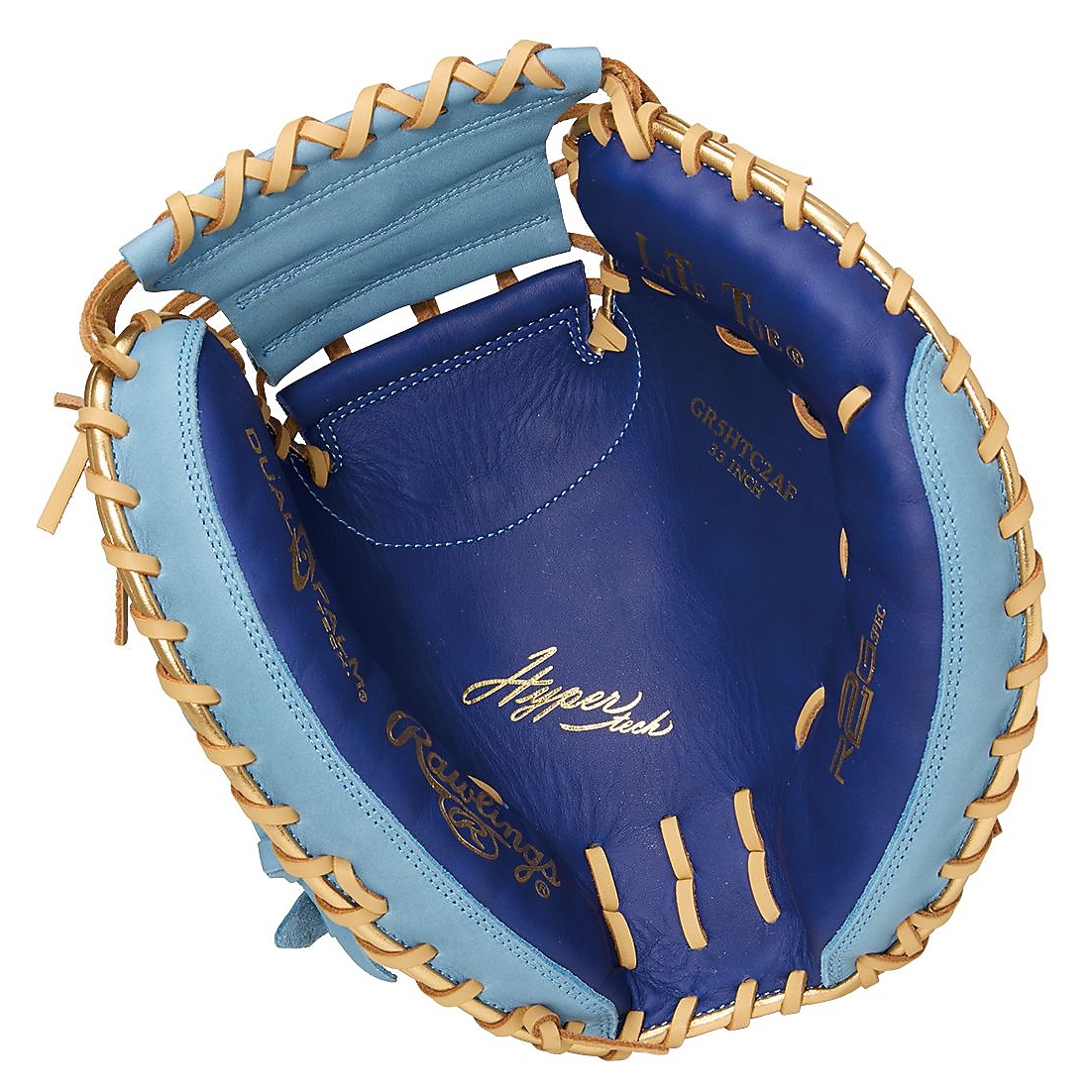 軟式 HYPER TECH COLOR SYNC(ハイパーテックカラーシンク)2AF - インディゴ/サックス