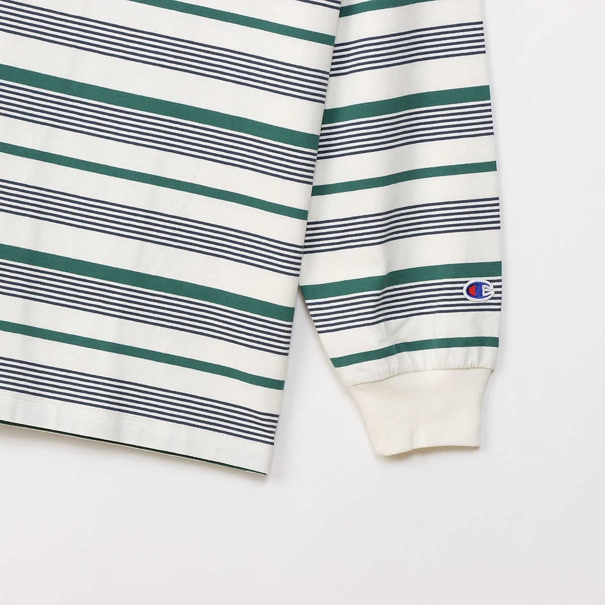 LONG SLEEVE BORDER T-SHIRT