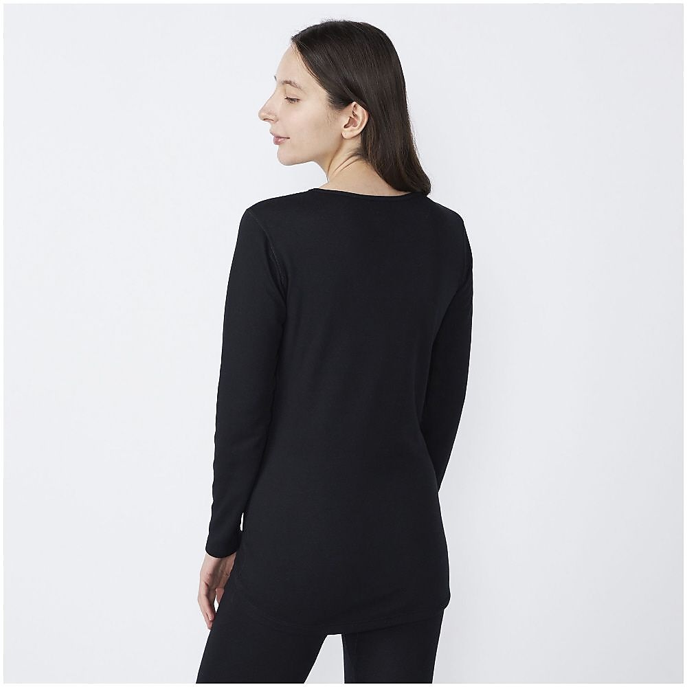 プレミアホットインナー　ブレスサーモ　厚手 for Active クルー長袖W