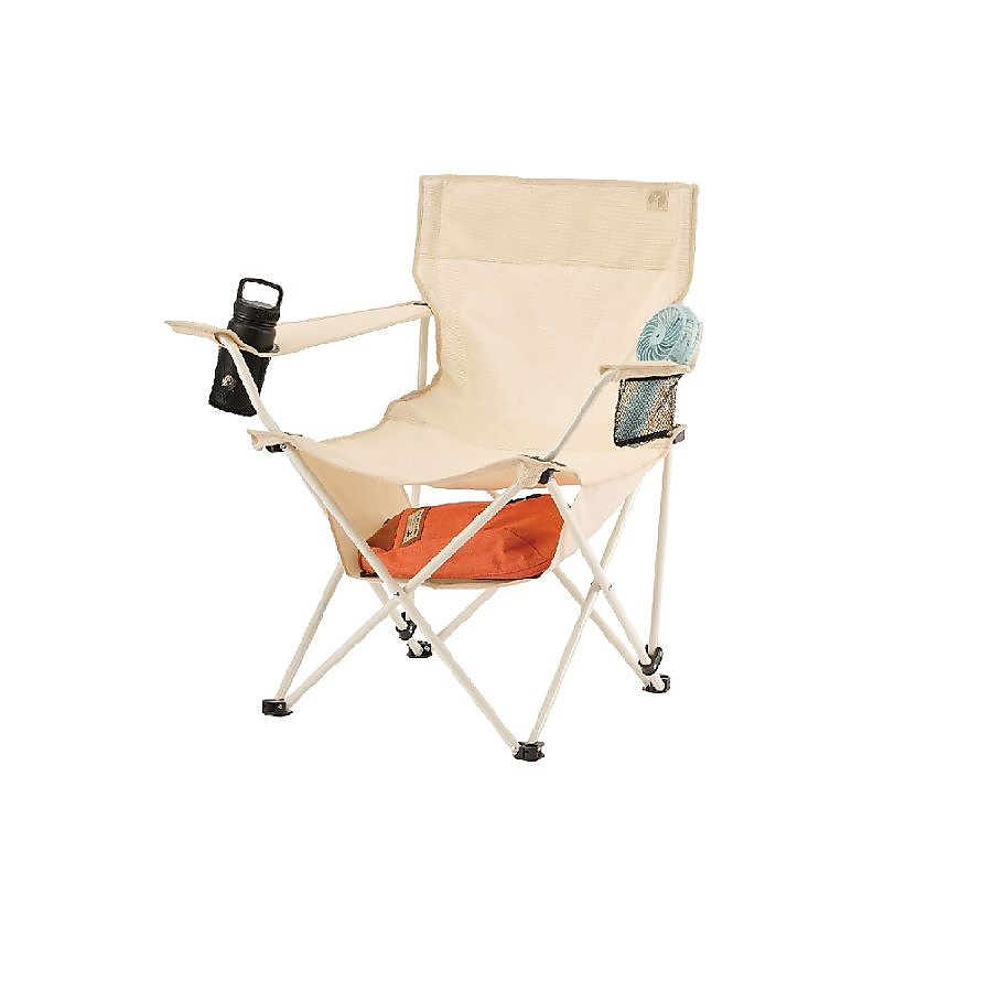 クールメッシュ リラックスラウンジチェア(アイボリー)