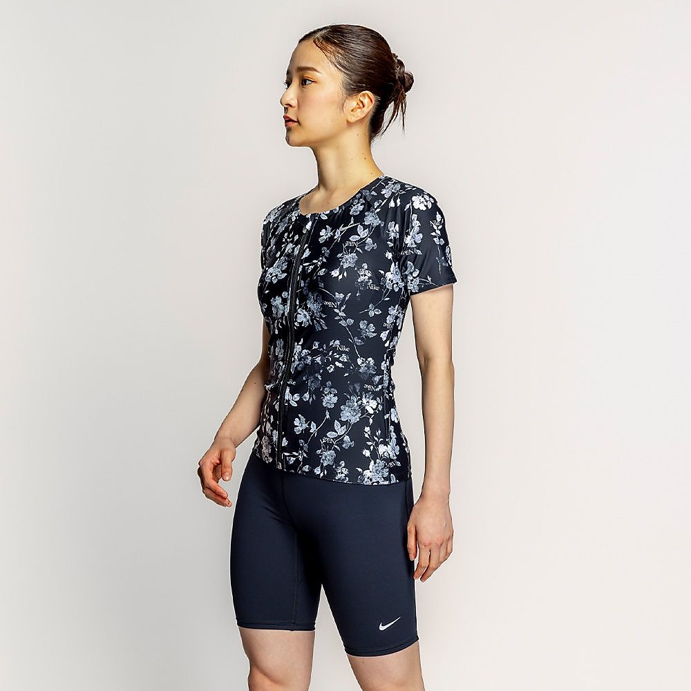 ナイキ FA25 総柄ジップ付き半袖セパレーツ