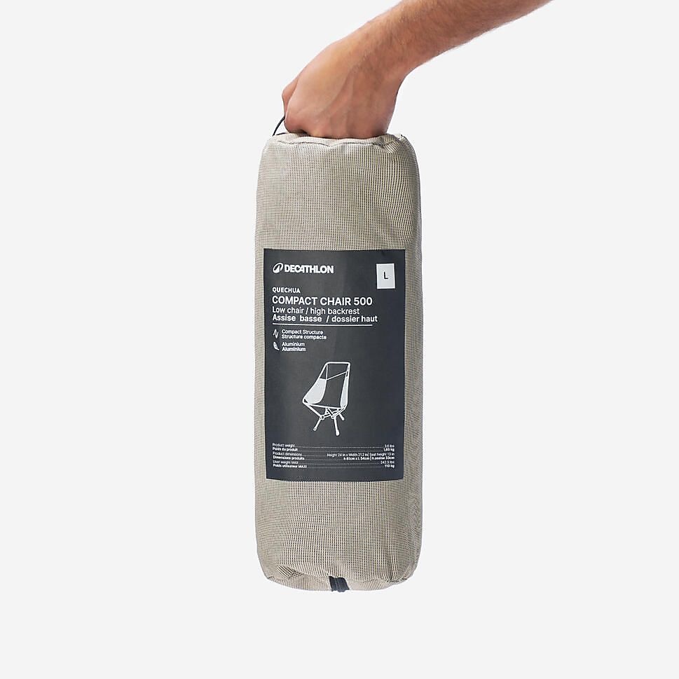 折りたたみローチェアLハイバックBEG