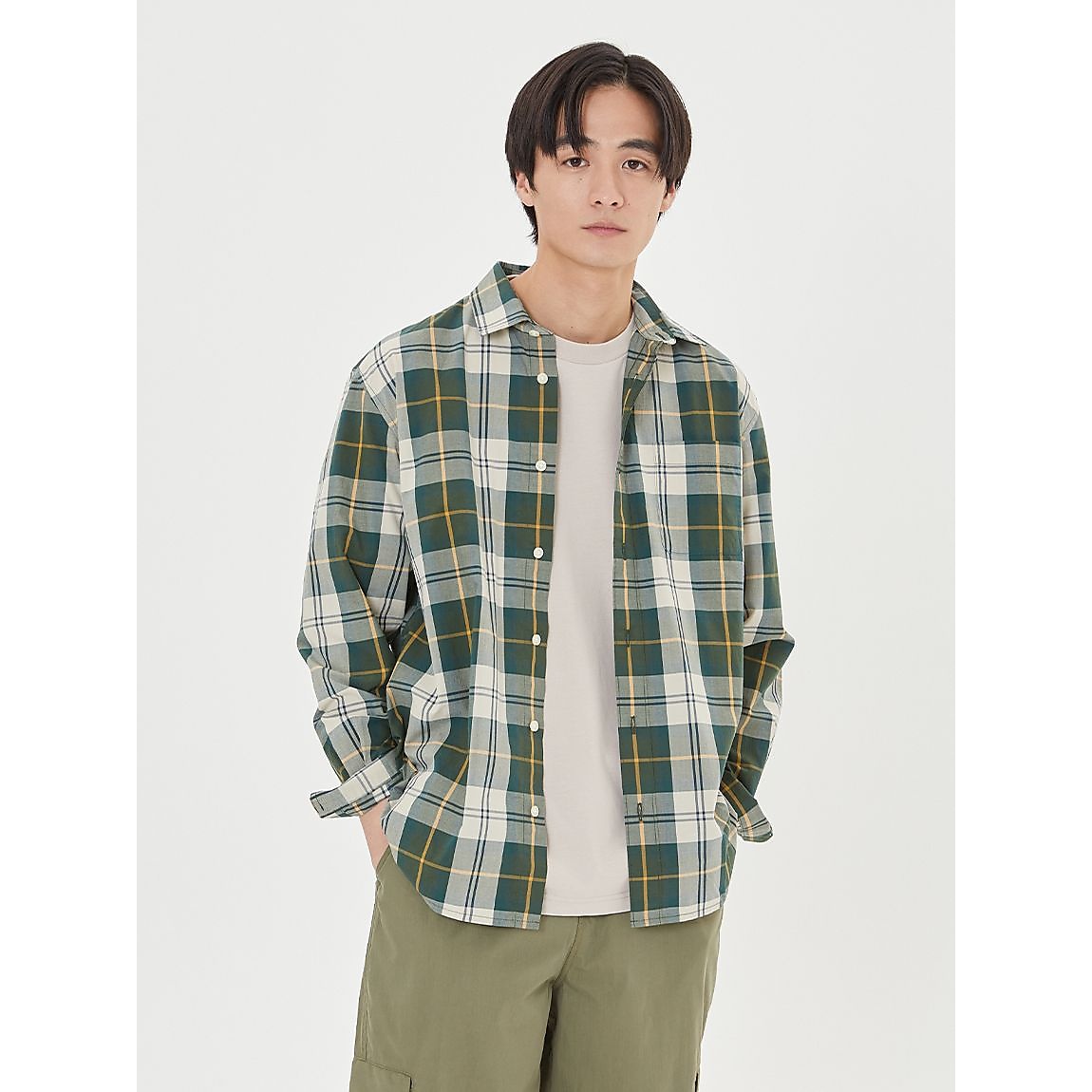 barbour taggon tartan os fit shirt