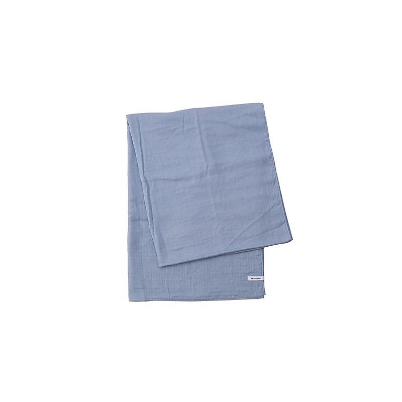 Soft Gauze Shawl Light Blue