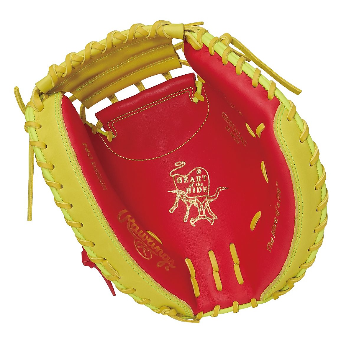 軟式 HOH MLB COLOR SYNC(エイチオーエイチエムエルビーカラーシンク)2AC - スカーレット/イエロー