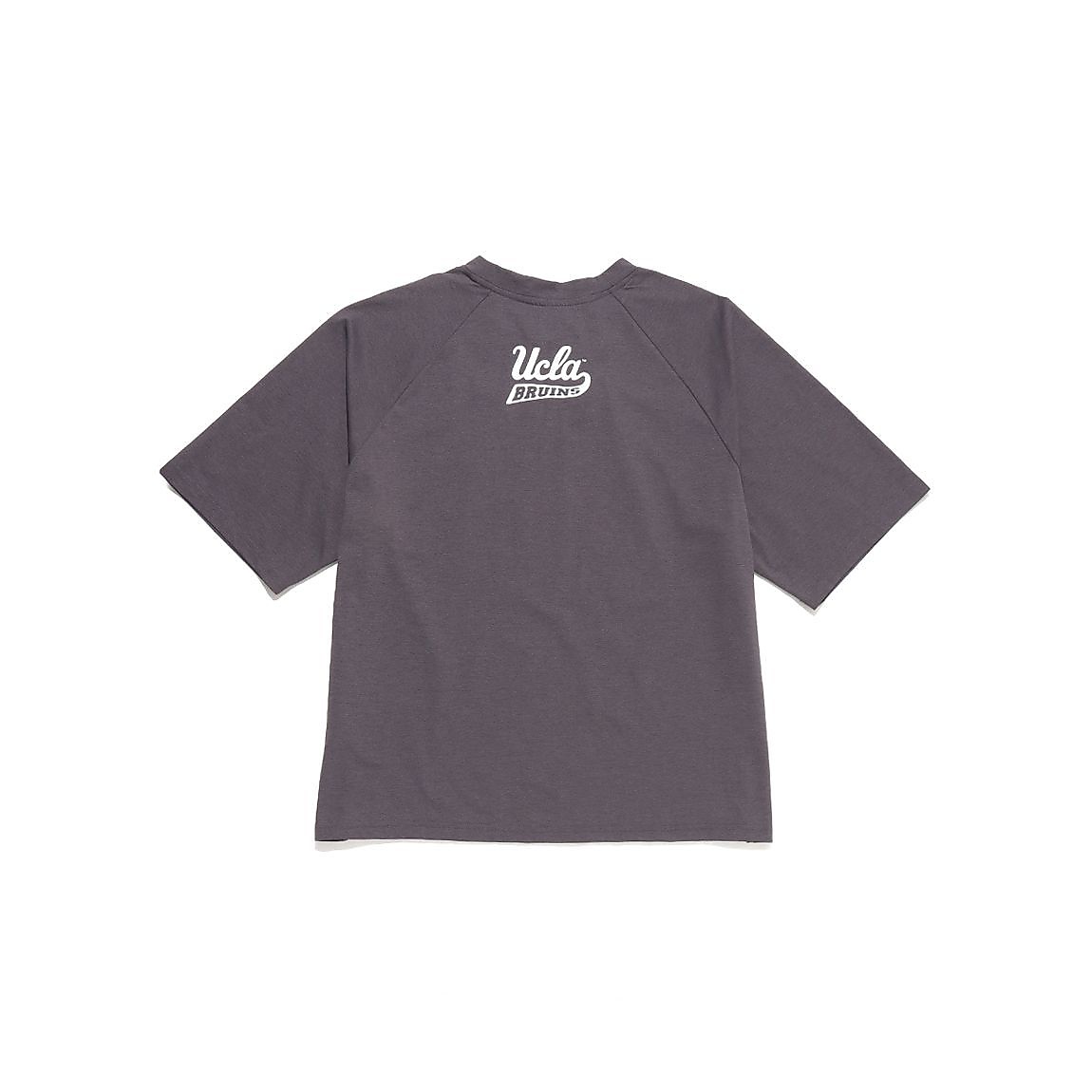 UCLAドライTシャツチャコール