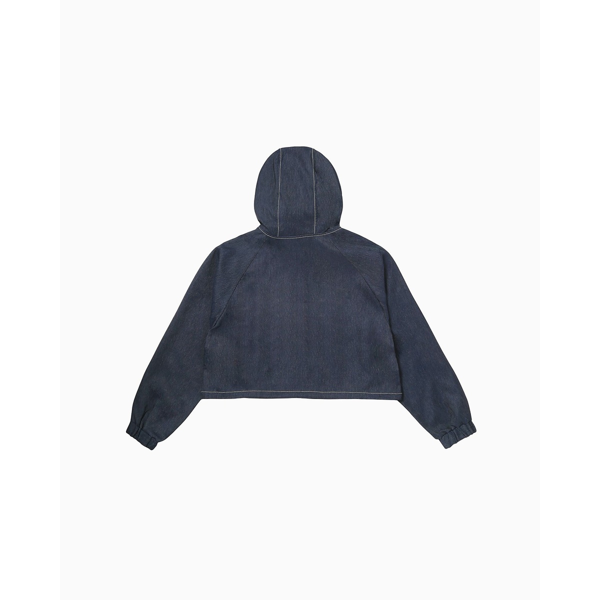 SYNTHETIC DENIM HOODED JACKET LADIES