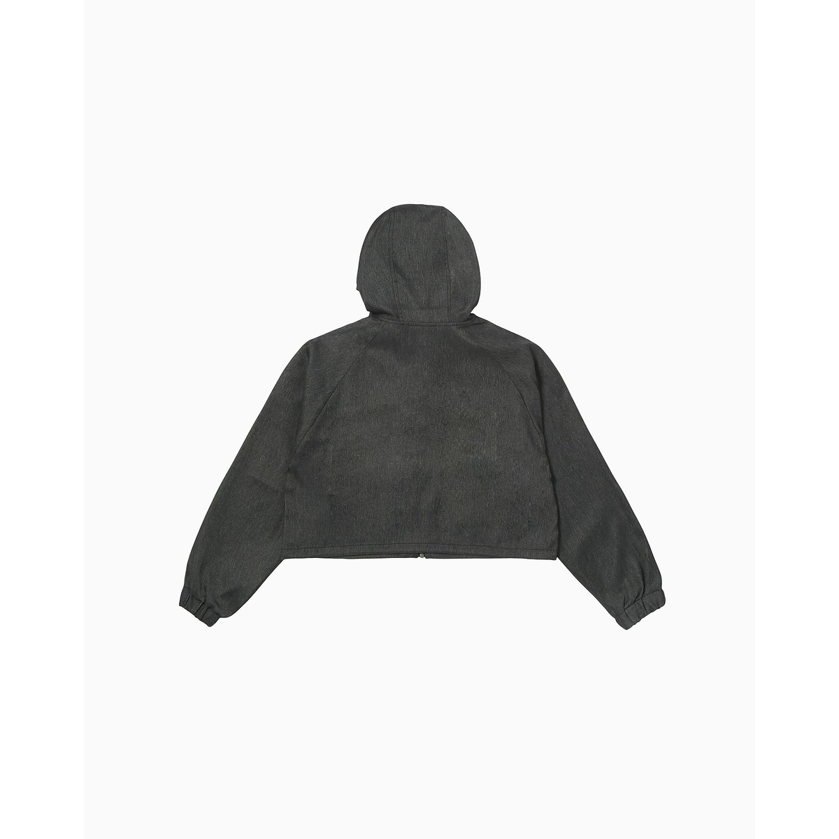 SYNTHETIC DENIM HOODED JACKET LADIES