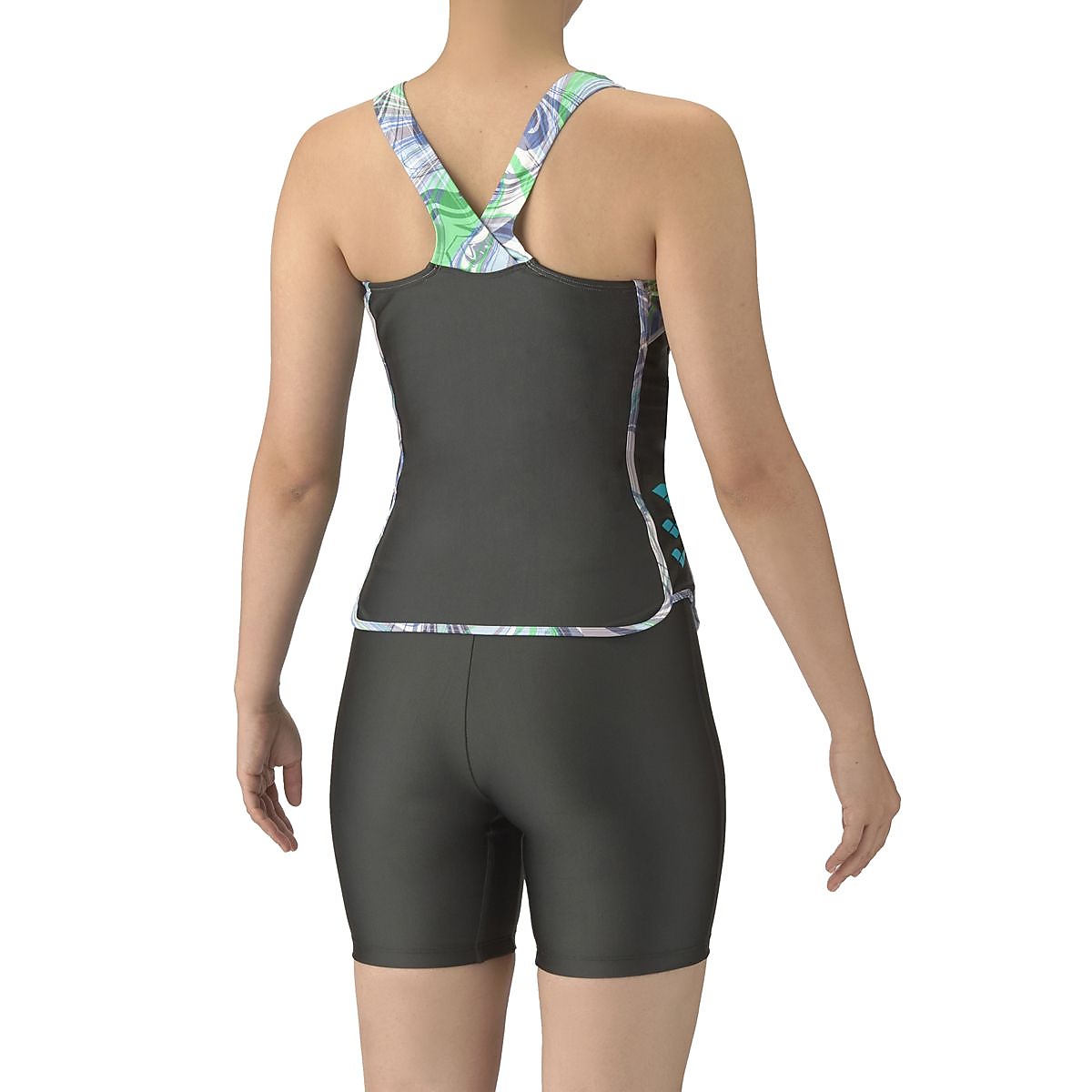 フィットネスセパレーツ(Yバック・ミドルレッグ・差し込みパッド)