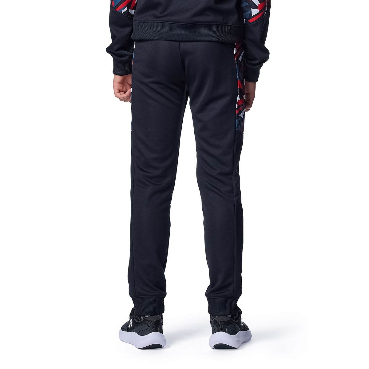 UA PRINT BLOCK TRACK PANTS