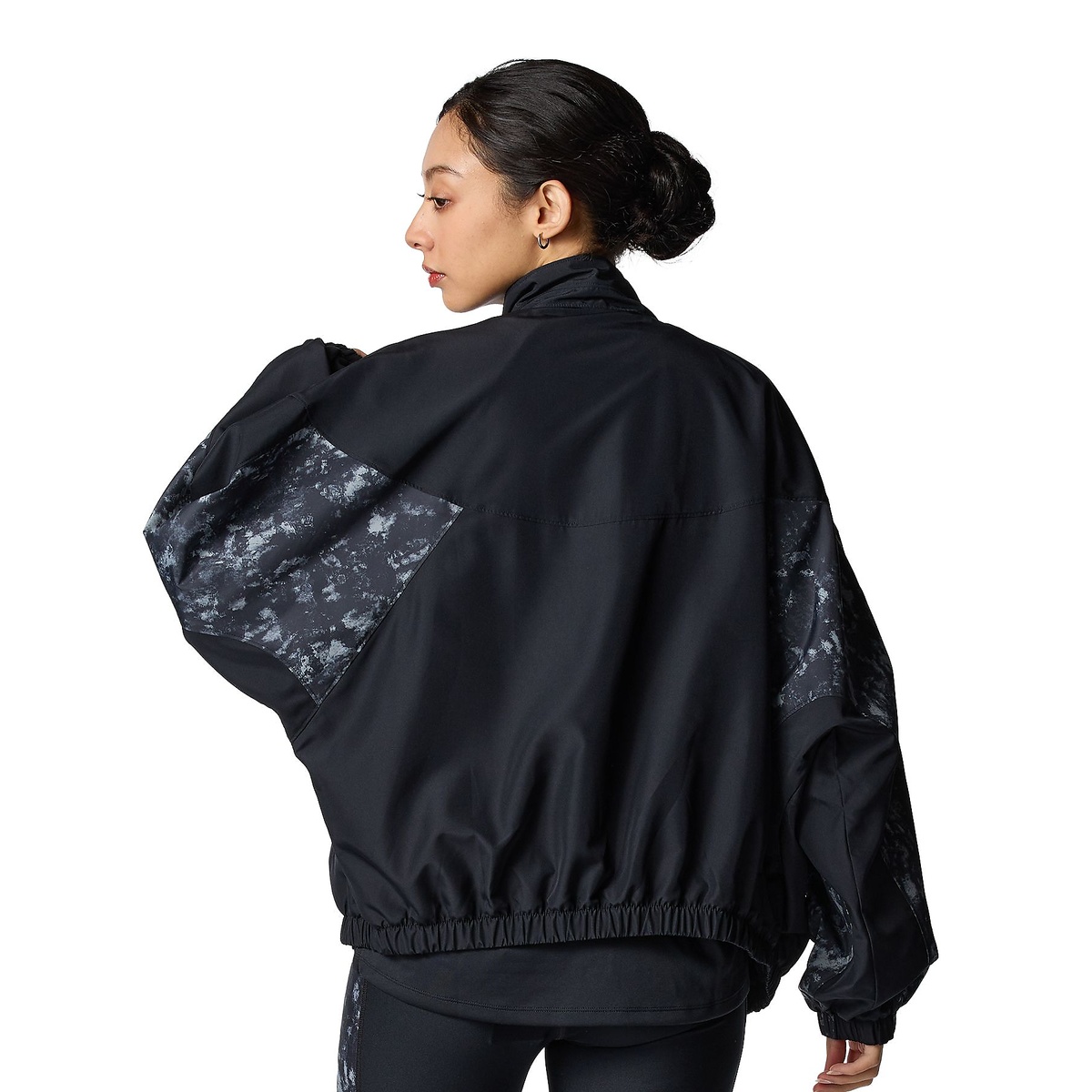 UA MESH LINER WOVEN PRINT FULL-ZIP JACKET