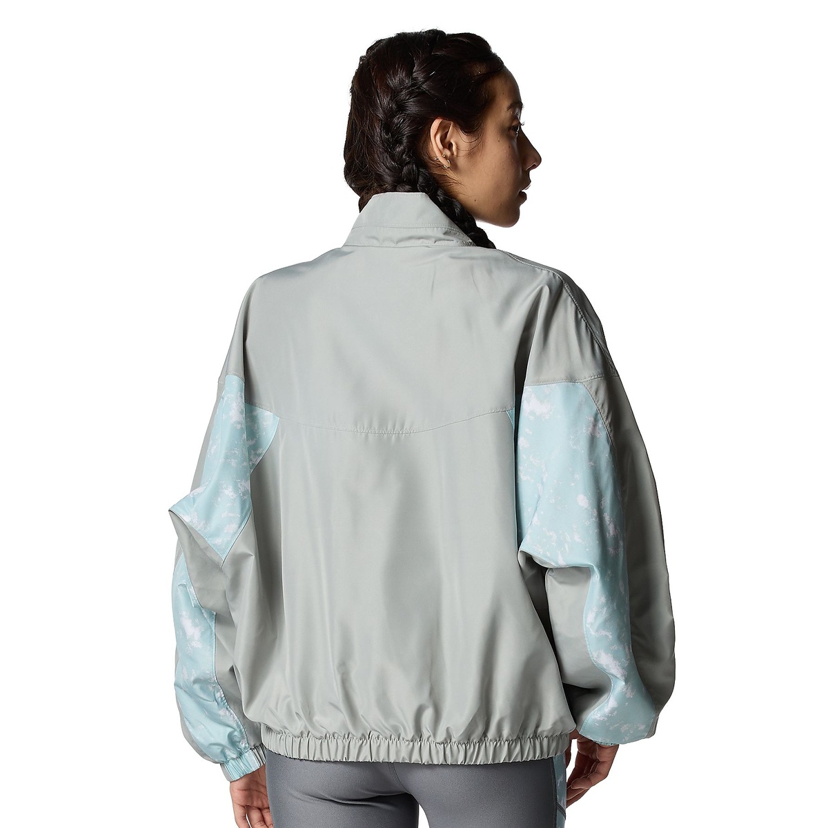 UA MESH LINER WOVEN PRINT FULL-ZIP JACKET