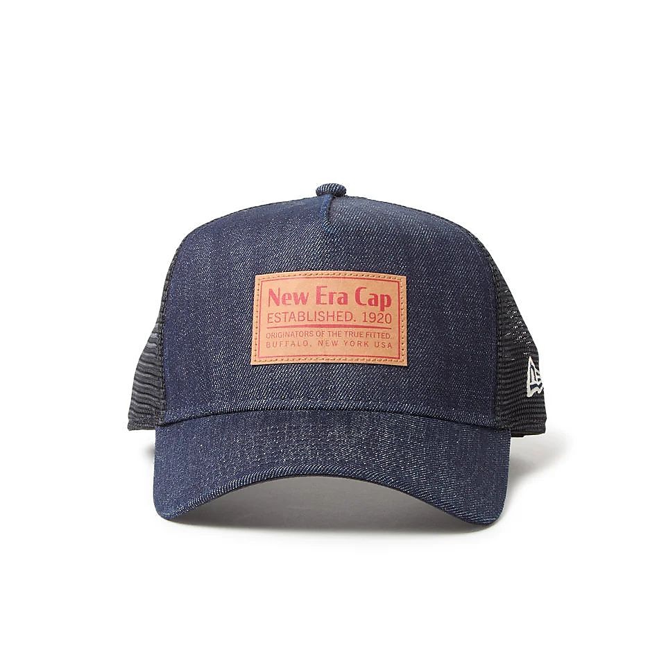 940AFTR DENIM LOGO SNAP LP NVY