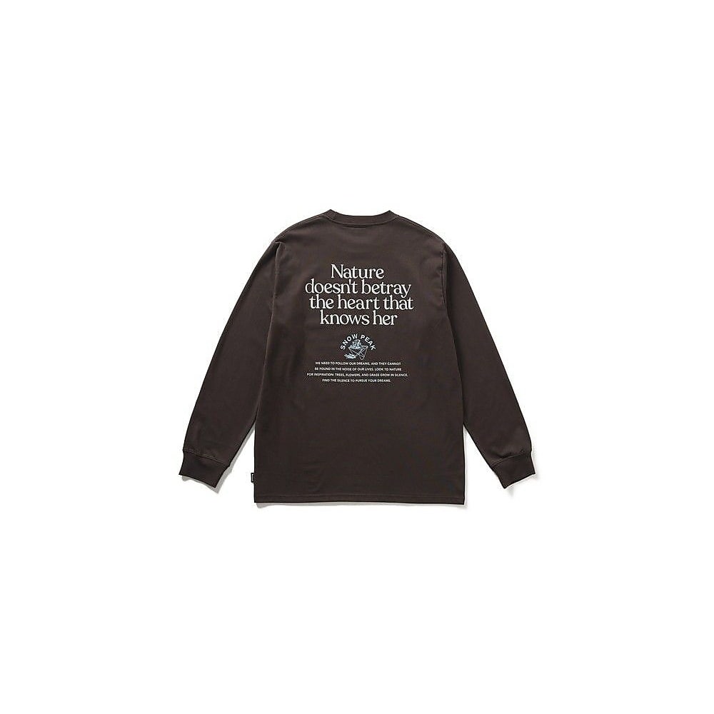 Living With Nature L/S T-Shirt XL DBR