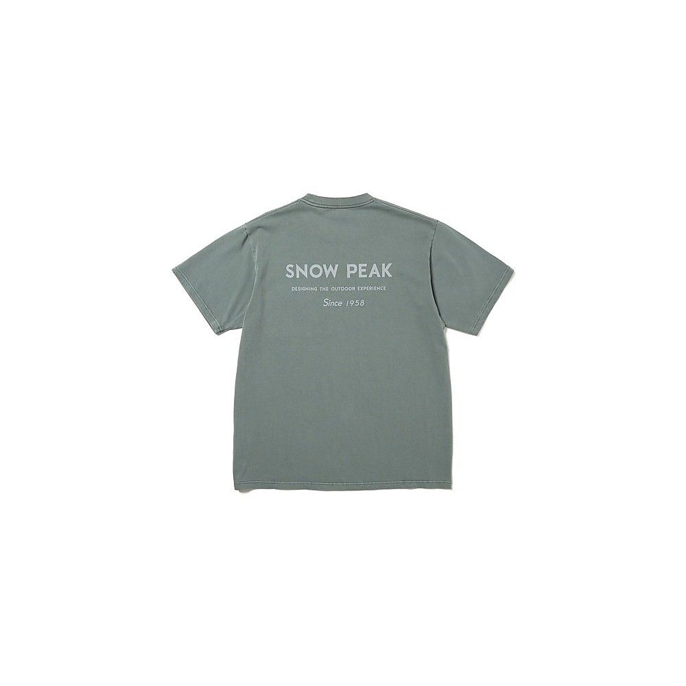 Garment Dyed T-Shirt L DARK GREEN