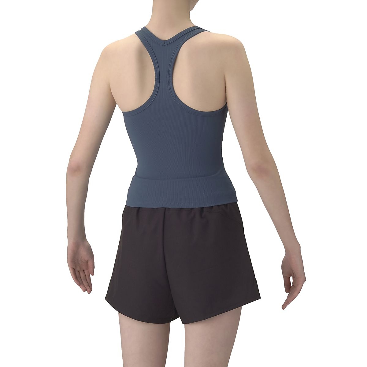 フィットネスセパレーツ(Yバック・ミドルレッグ・差し込みパッド)