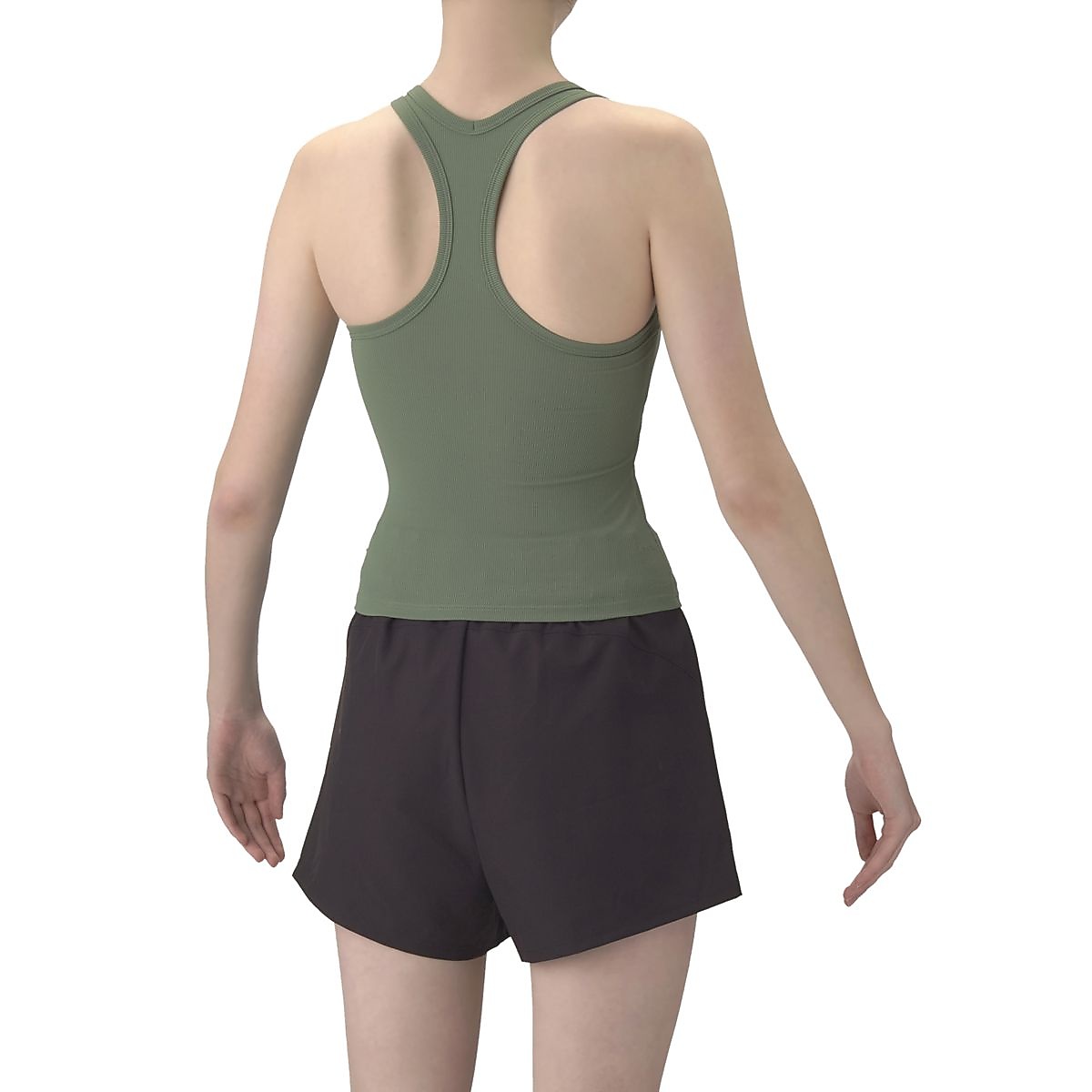 フィットネスセパレーツ(Yバック・ミドルレッグ・差し込みパッド)