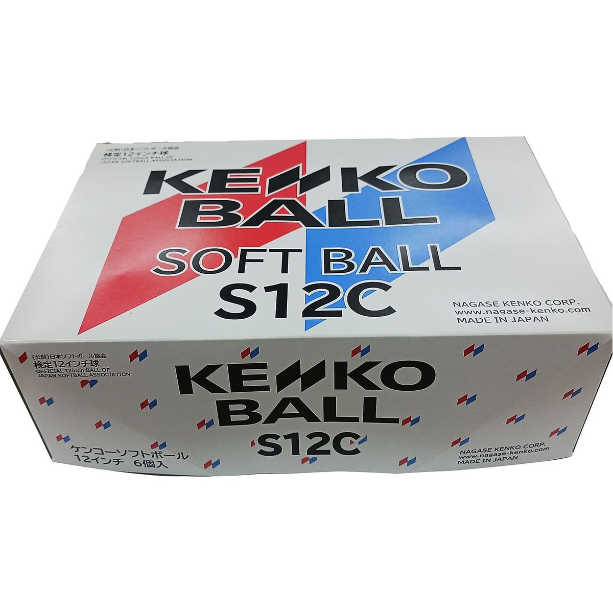 ケンコー ソフトボール 12インチ 6球入