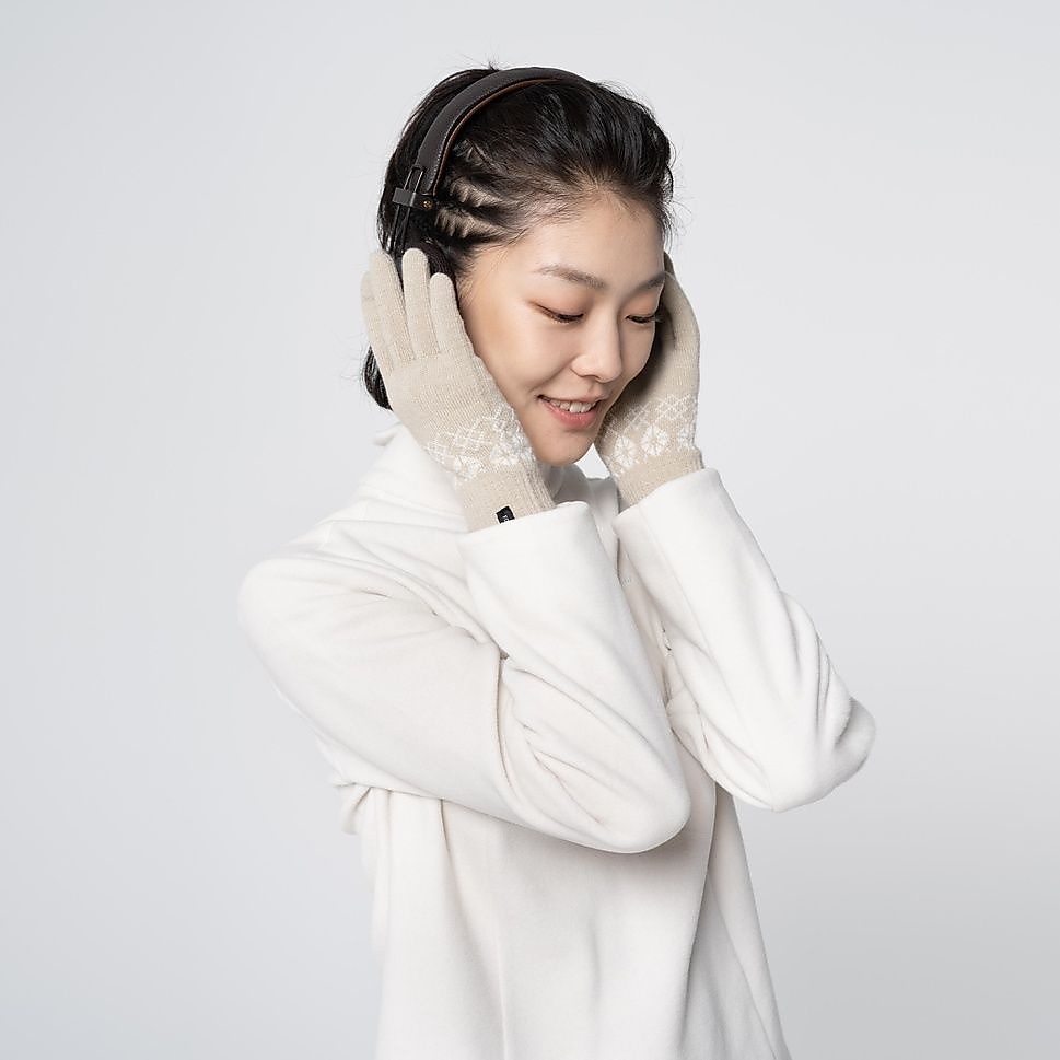 QUECHUAレディースフリース ハーフジップMH100 BEG