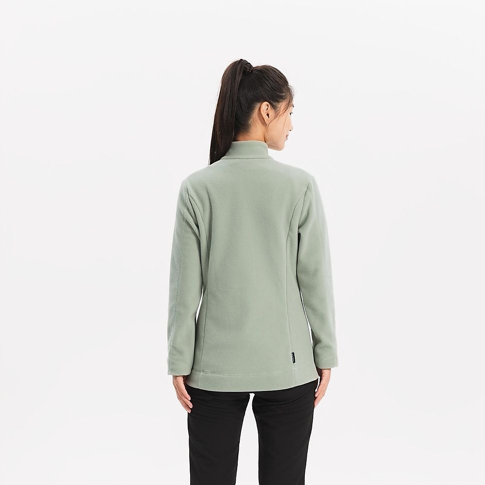 QUECHUAレディースフリースジャケットMH100 GRN