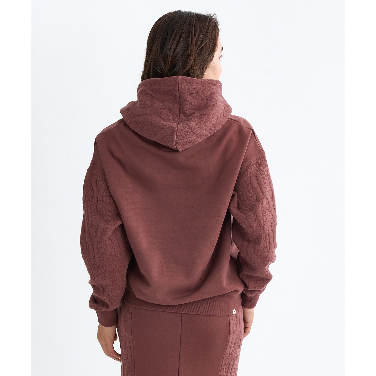 QUILT MIX LOOSE FIT PARKA