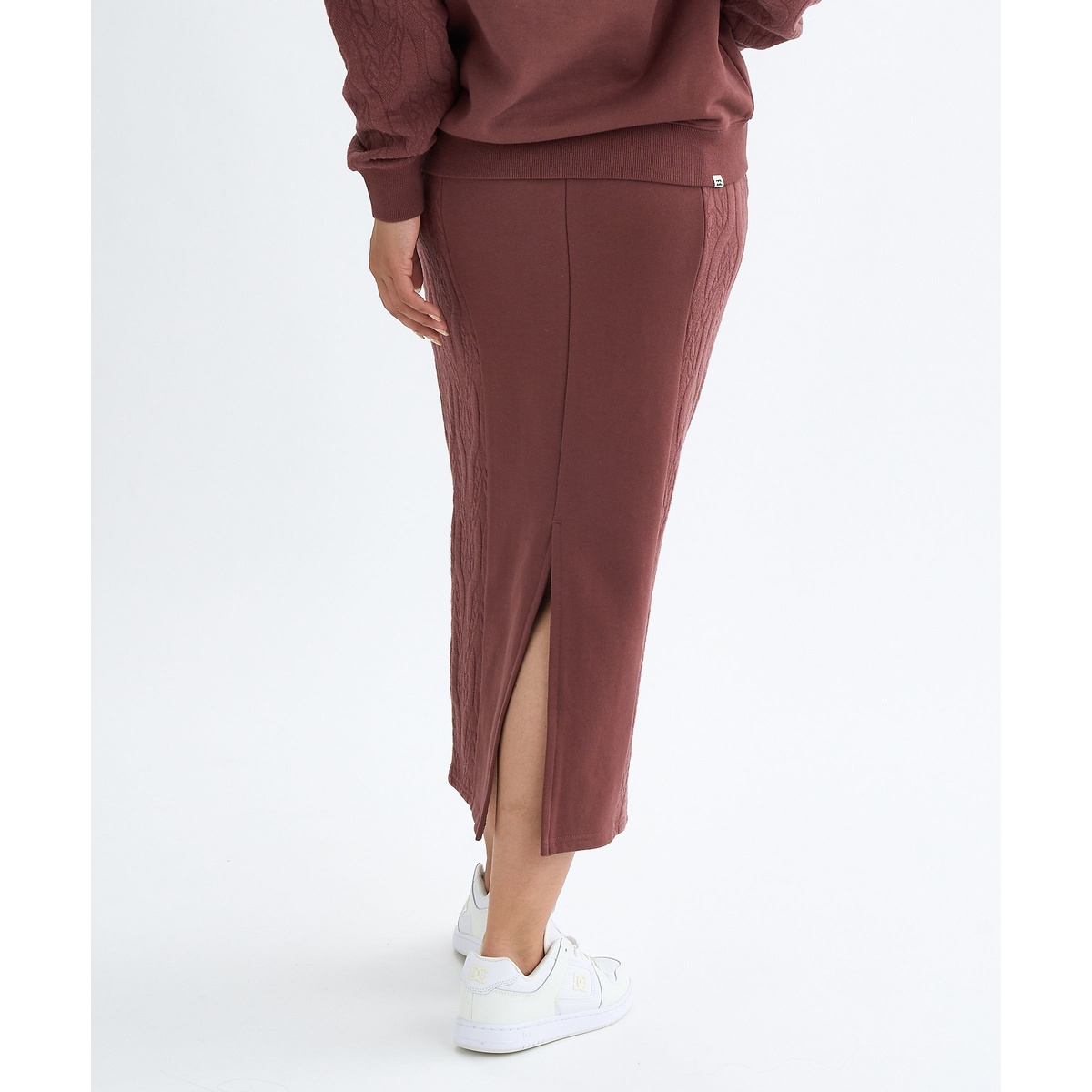 QUILT MIX LONG SKIRT