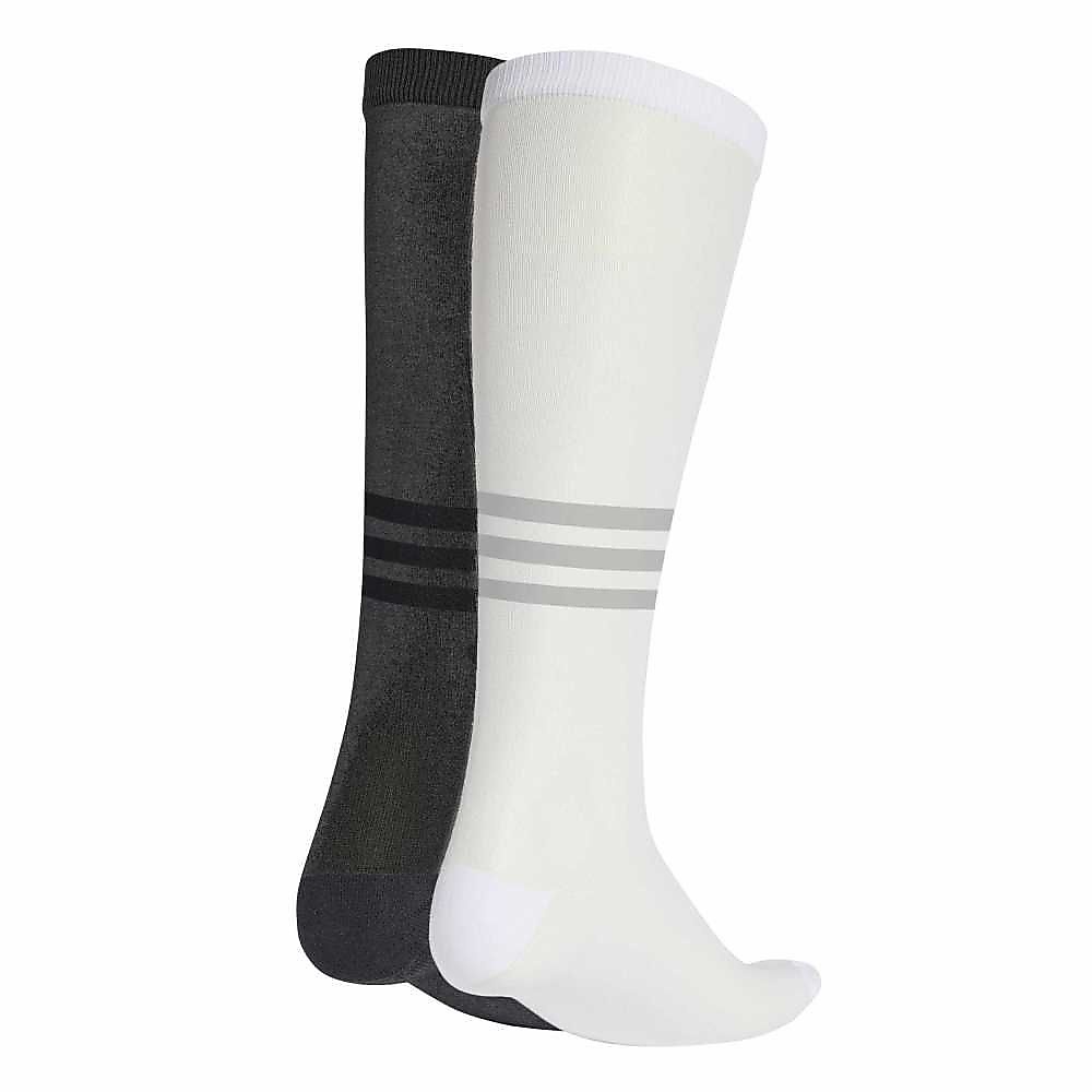 SHEER HIGH CREW SOCKS 2 PAIRS