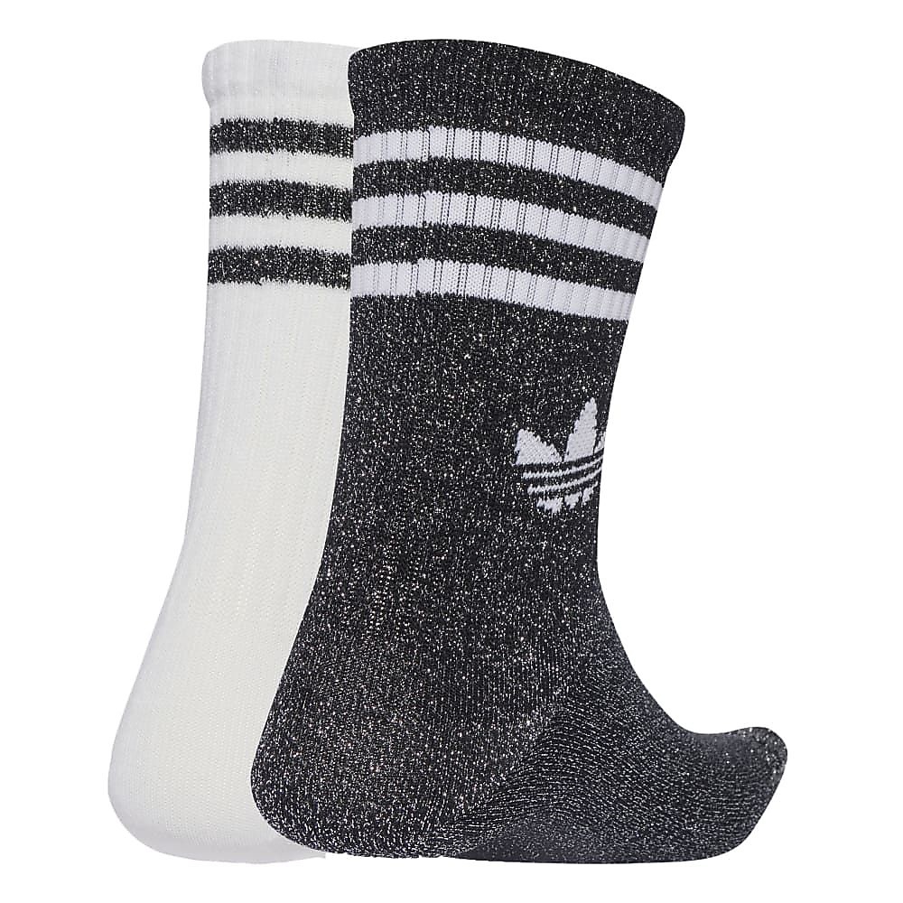 3 STRIPES GLITTER CREW SOCKS 2 PAIRS
