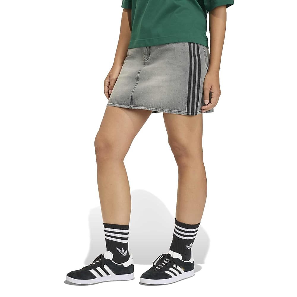 3 STRIPES SKIRT DENIM