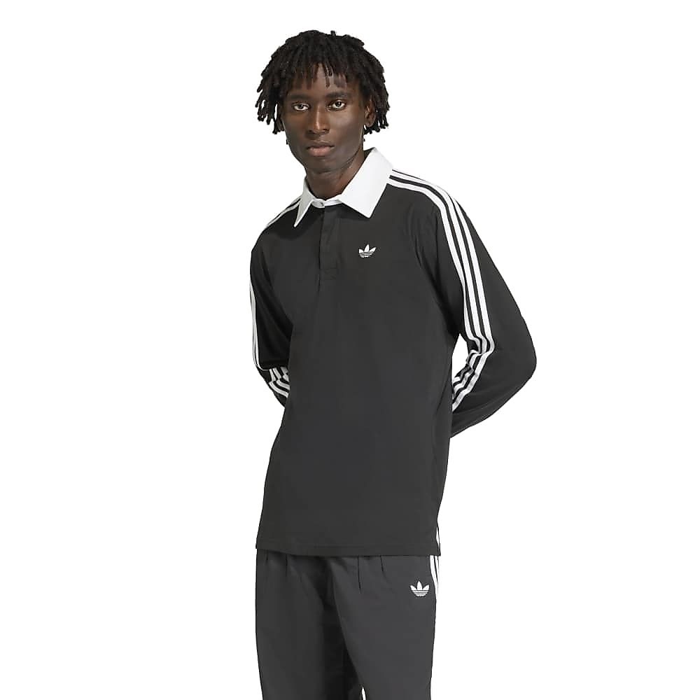 3-STRIPES RUGBY LONGSLEEVE POLO