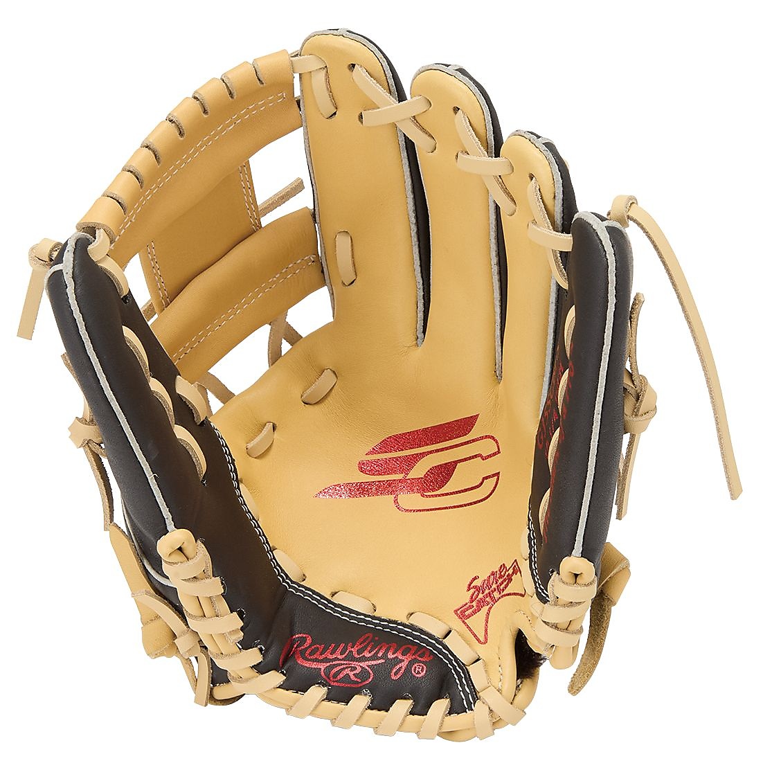 ジュニア軟式 SURE CATCH(シュアキャッチ)BFS-キャメル/ブラック RH