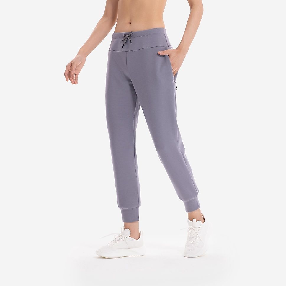 KIPRUNレディースロングパンツRUN500 WARM GRY