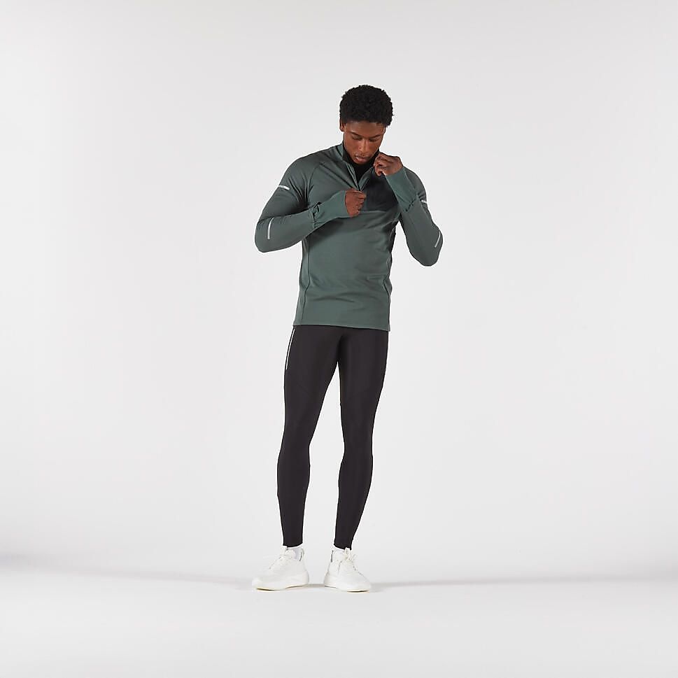 KIPRUNメンズ長袖TシャツRUN900 WARM GRN