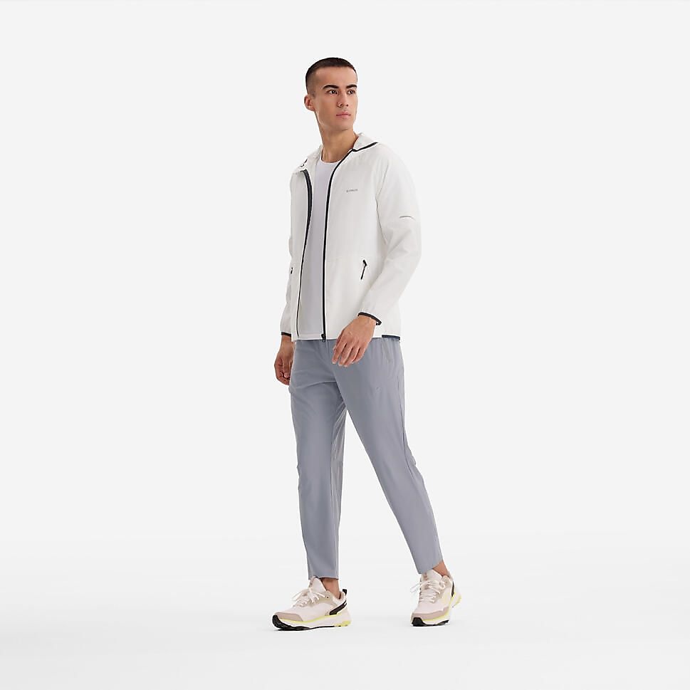 KIPRUNメンズ ウィンドブレーカーRUN100 WHT