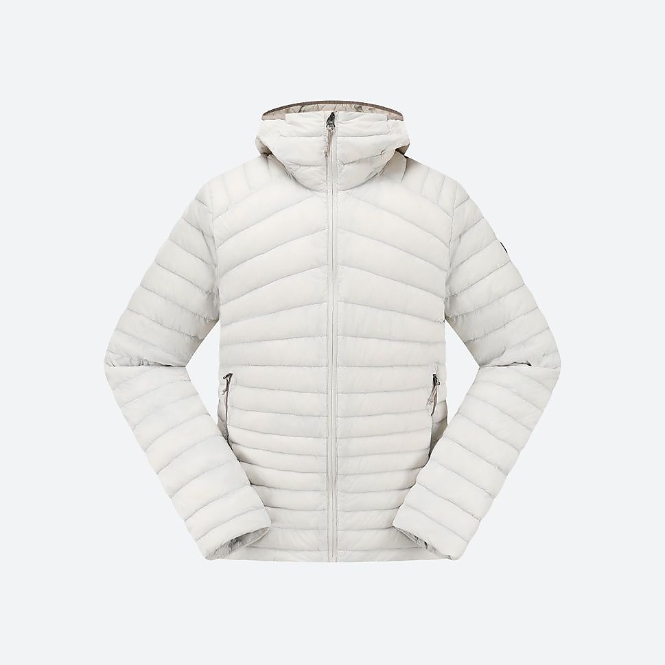 FORCLAZメンズダウンジャケット フード付きTREK100 BEG