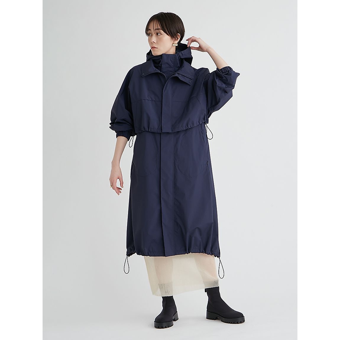 3wayレイヤードecoレインコート