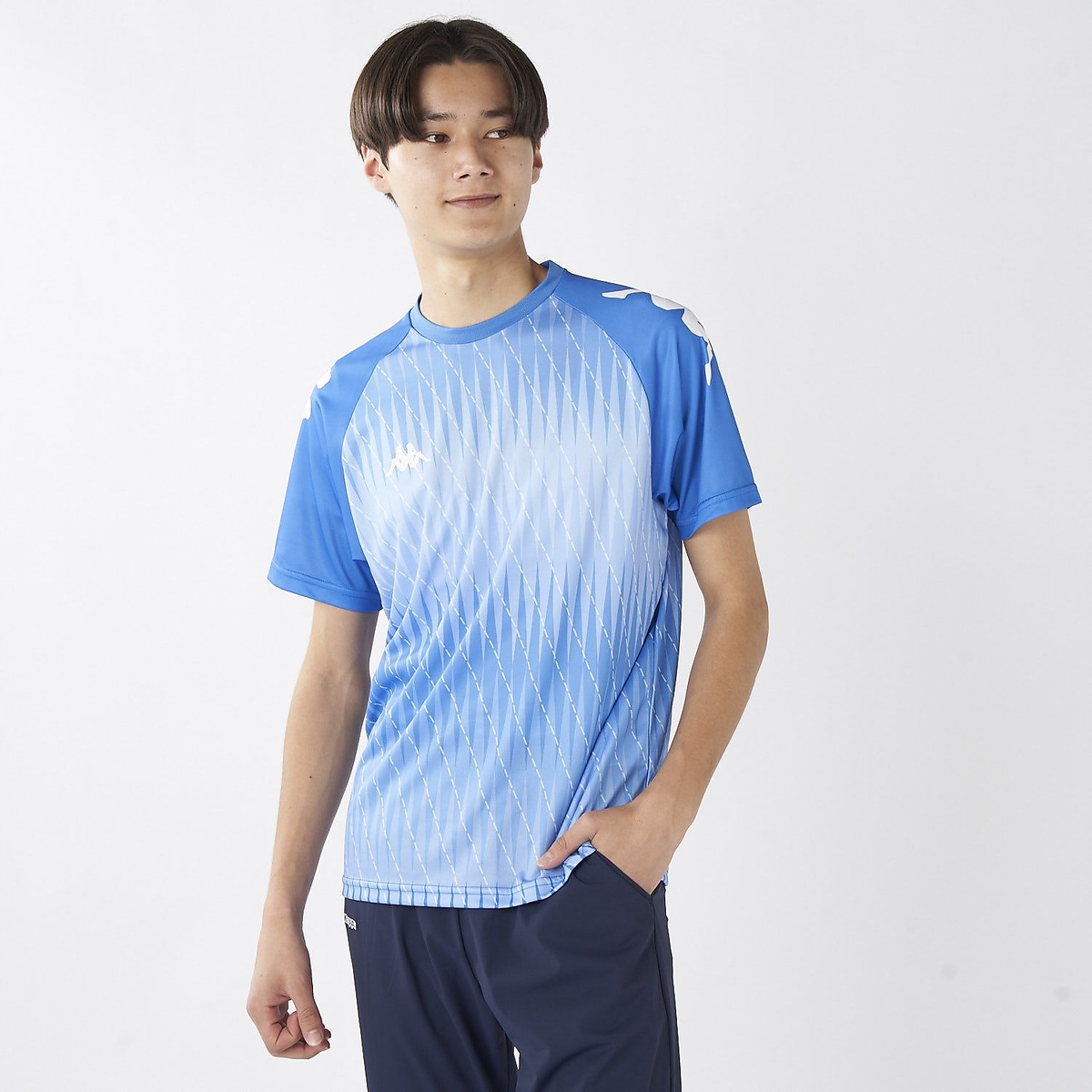 Kappa 半袖シャドー柄シャツ